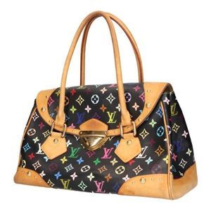 Louis Vuitton Beverly GM Monogram Multicolor Black Handbag Tote Bag